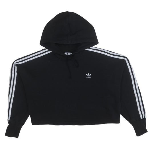 Womens UK Size 12 Adidas Black Pullover Hoodie