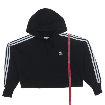 Womens UK Size 12 Adidas Black Pullover Hoodie