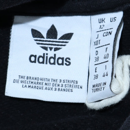 Womens UK Size 12 Adidas Black Pullover Hoodie