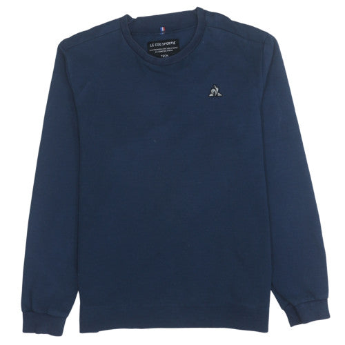 Mens UK Size XL Le Coq Sportif Blue Pullover Sweatshirt