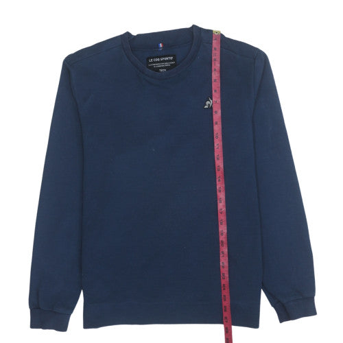 Mens UK Size XL Le Coq Sportif Blue Pullover Sweatshirt