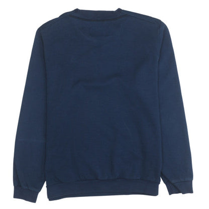 Mens UK Size XL Le Coq Sportif Blue Pullover Sweatshirt
