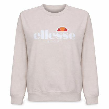 Womens UK Size 10 Ellesse Beige Pullover Sweatshirt