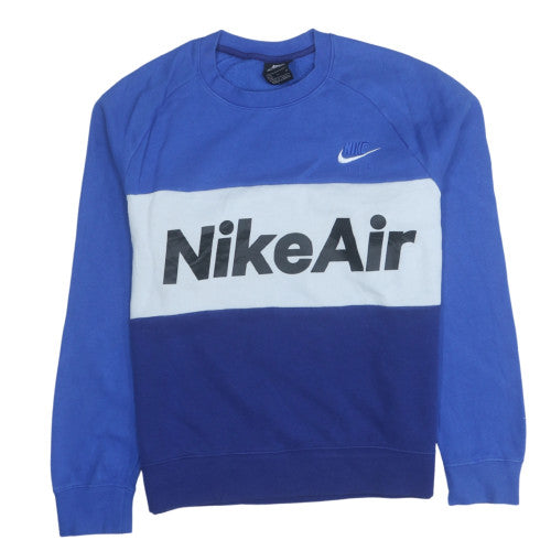 Mens UK Size S Nike Blue Pullover Sweatshirt