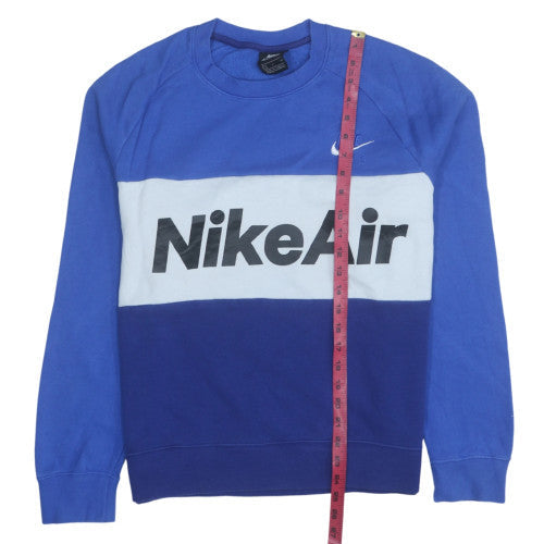 Mens UK Size S Nike Blue Pullover Sweatshirt