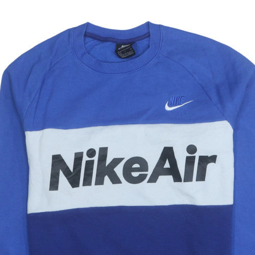 Mens UK Size S Nike Blue Pullover Sweatshirt