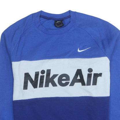 Mens UK Size S Nike Blue Pullover Sweatshirt