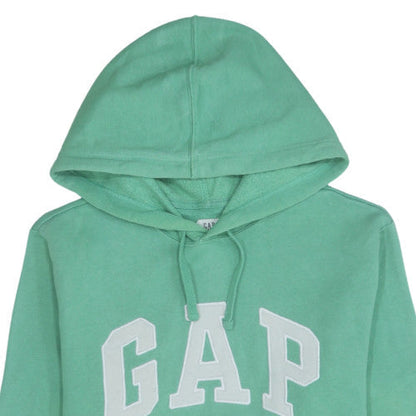 Gap Men's Green Pullover Hoodie Small Regular Fit Fleece