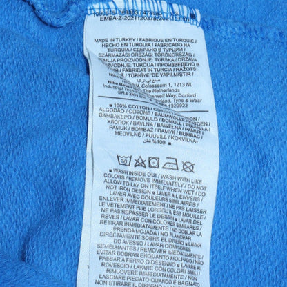 Womens UK Size M Nike Blue Pullover Hoodie