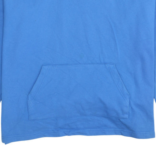 Womens UK Size M Nike Blue Pullover Hoodie
