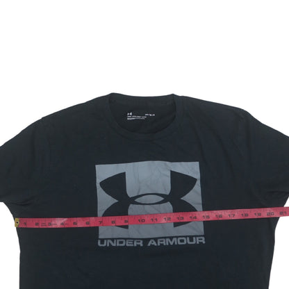 Under Armour Men Black M Short Sleeve Graphic Sports T-Shirt