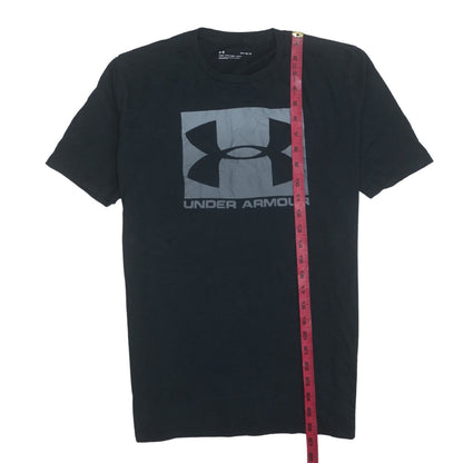 Under Armour Men Black M Short Sleeve Graphic Sports T-Shirt