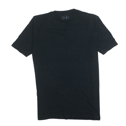 Under Armour Men Black M Short Sleeve Graphic Sports T-Shirt