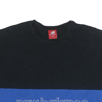 New Balance Men's Multicoloured Crew Neck Cotton T-Shirt Size L