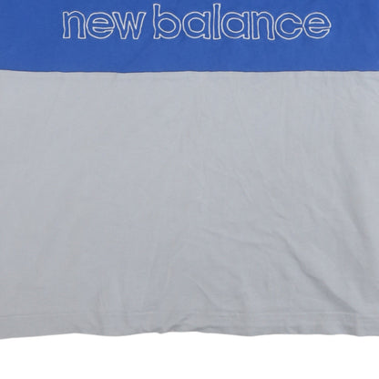 New Balance Men's Multicoloured Crew Neck Cotton T-Shirt Size L