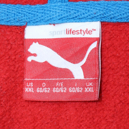 Mens UK Size 2XL Puma Red Pullover Hoodie