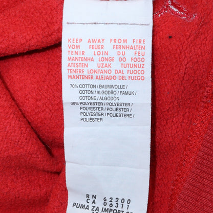 Mens UK Size 2XL Puma Red Pullover Hoodie