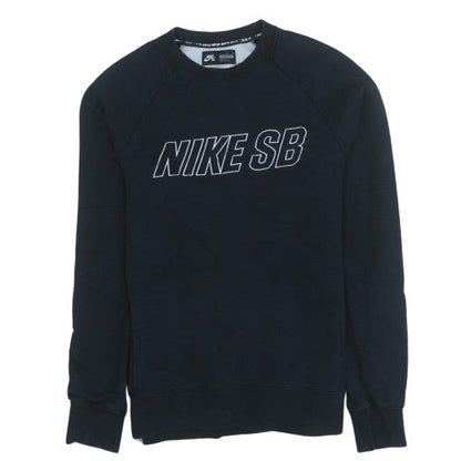 Mens UK Size M Nike Black Pullover Sweatshirt