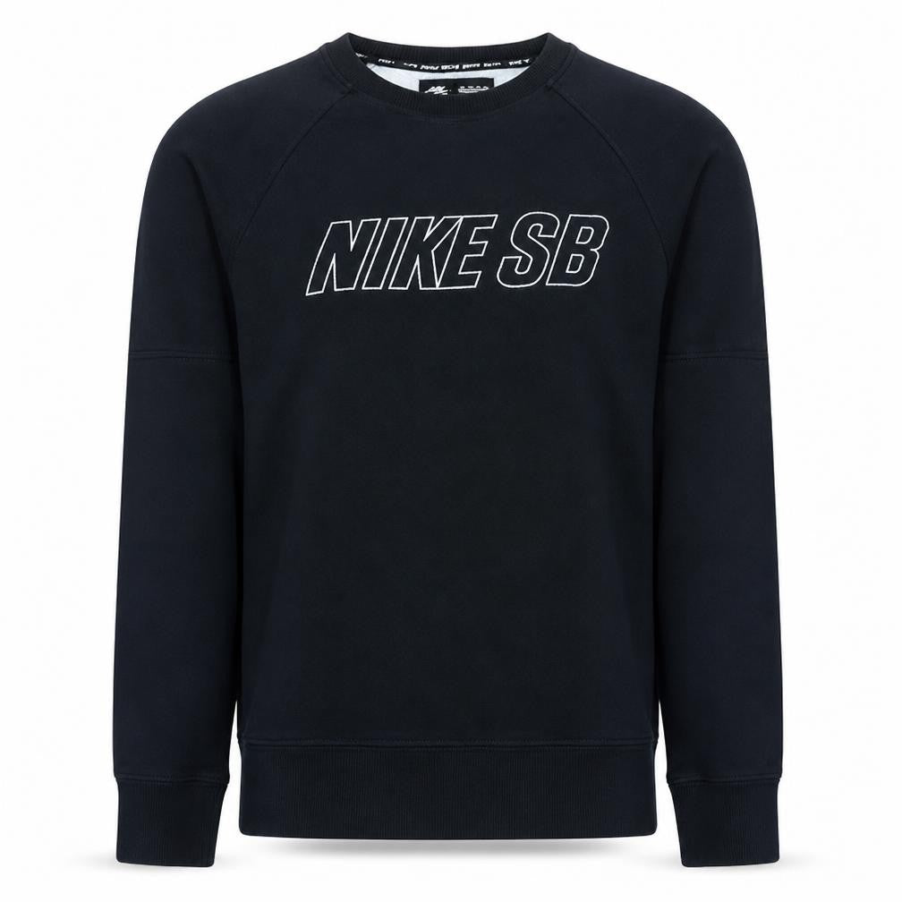 Mens UK Size M Nike Black Pullover Sweatshirt