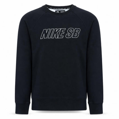 Mens UK Size M Nike Black Pullover Sweatshirt