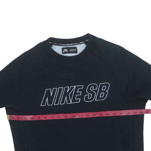 Mens UK Size M Nike Black Pullover Sweatshirt