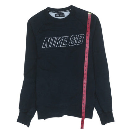 Mens UK Size M Nike Black Pullover Sweatshirt