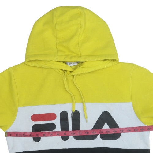 Mens UK Size M FILA Multicoloured Pullover Hoodie