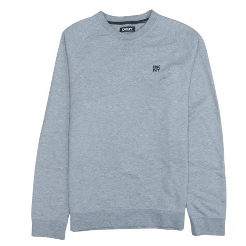 Mens UK Size M DKNY Grey Pullover Sweatshirt