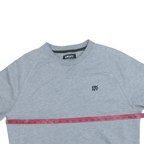 Mens UK Size M DKNY Grey Pullover Sweatshirt