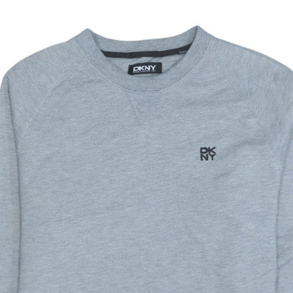 Mens UK Size M DKNY Grey Pullover Sweatshirt