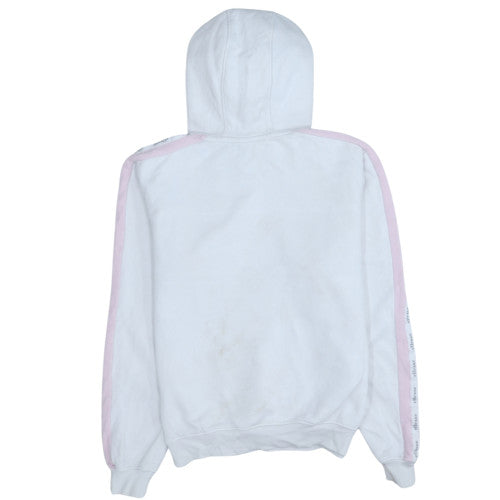 Womens UK Size 10 Ellesse White Pullover Hoodie
