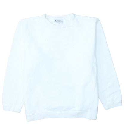 Womens UK Size L Champion White Pullover Sweatshirt