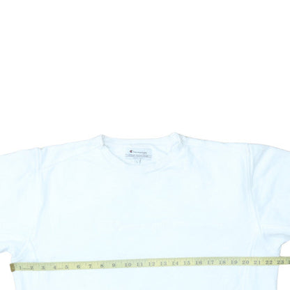 Womens UK Size L Champion White Pullover Sweatshirt