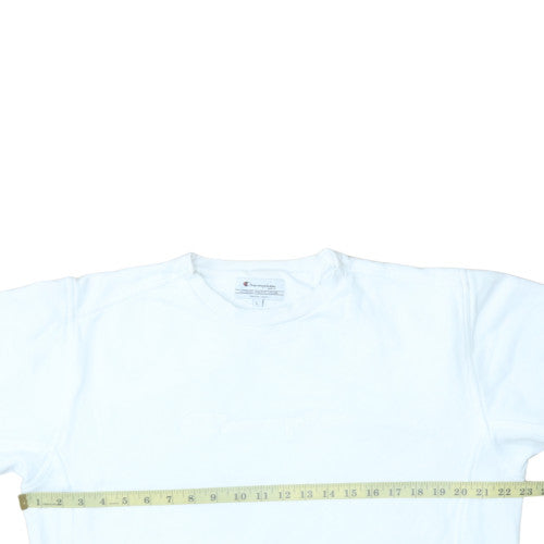 Womens UK Size L Champion White Pullover Sweatshirt