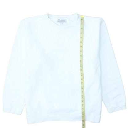 Womens UK Size L Champion White Pullover Sweatshirt