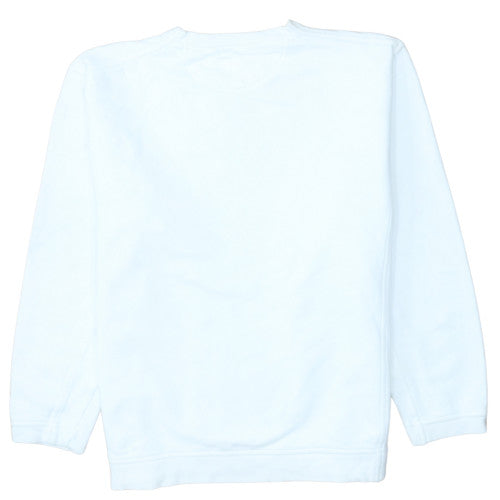 Womens UK Size L Champion White Pullover Sweatshirt