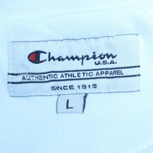 Womens UK Size L Champion White Pullover Sweatshirt