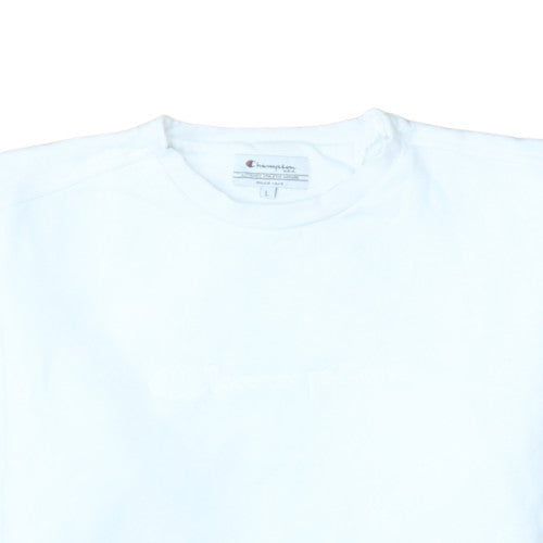 Womens UK Size L Champion White Pullover Sweatshirt