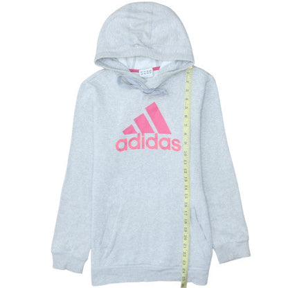 Womens UK Size 12 adidas Grey Pullover Hoodie