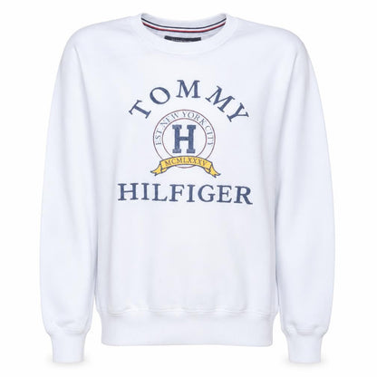 Mens UK Size S Tommy Hilfiger White Pullover Sweatshirt