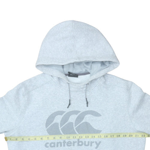 Mens UK Size M Canterbury Grey Pullover Hoodie