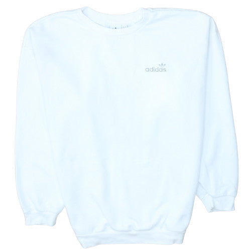 Womens UK Size 10 adidas White Pullover Sweatshirt