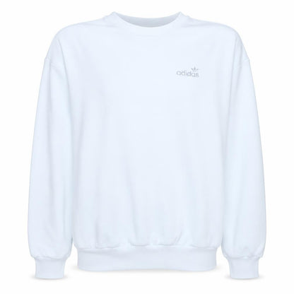 Womens UK Size 10 adidas White Pullover Sweatshirt