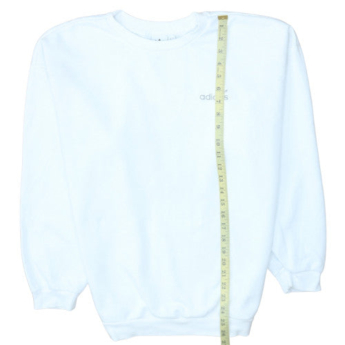 Womens UK Size 10 adidas White Pullover Sweatshirt