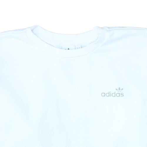 Womens UK Size 10 adidas White Pullover Sweatshirt