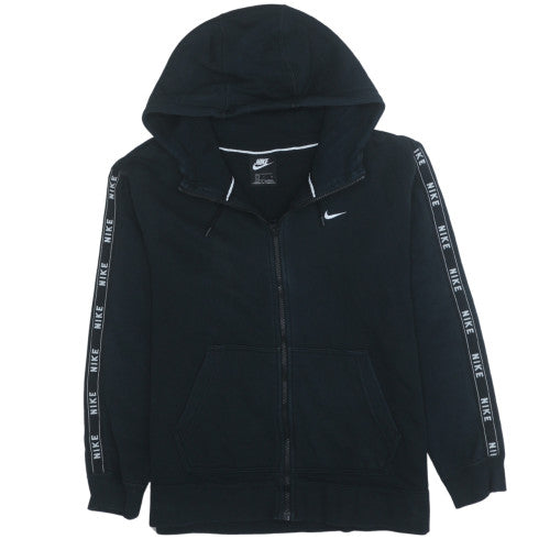 Womens UK Size L Nike Black Full Zip Hoodie