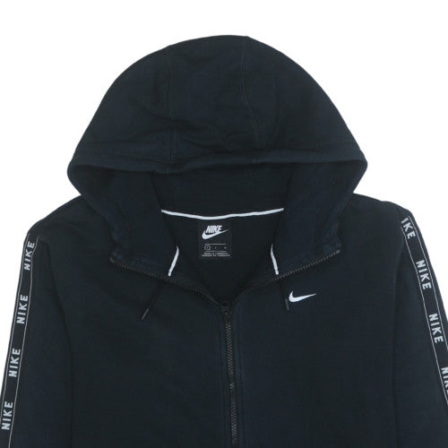 Womens UK Size L Nike Black Full Zip Hoodie