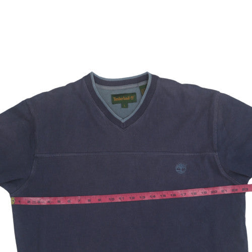 Mens UK Size L Timberland Blue Pullover Sweatshirt
