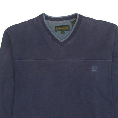 Mens UK Size L Timberland Blue Pullover Sweatshirt