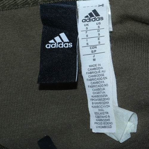 Mens UK Size S adidas Green Full Zip Hoodie
